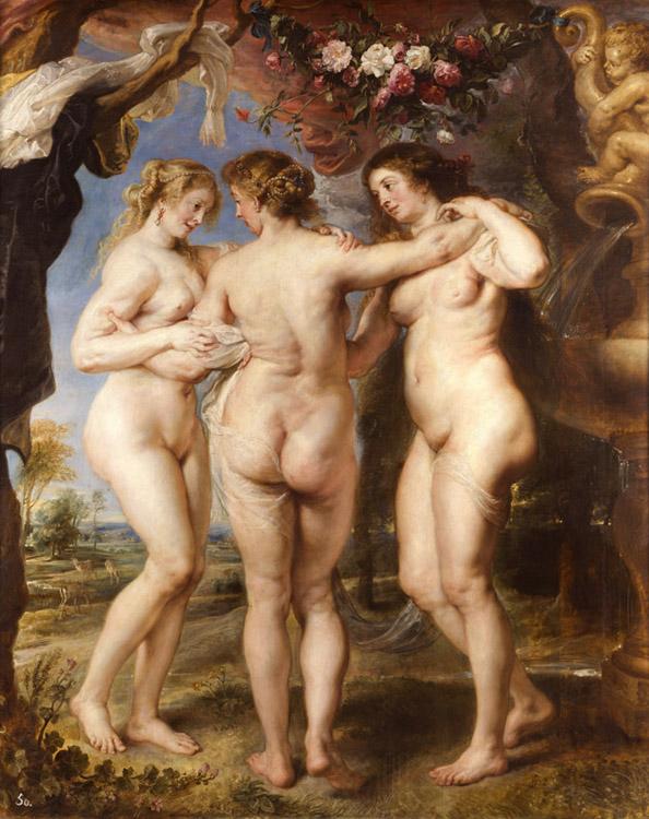 Peter Paul Rubens The Three Graces (mk08) Norge oil painting art